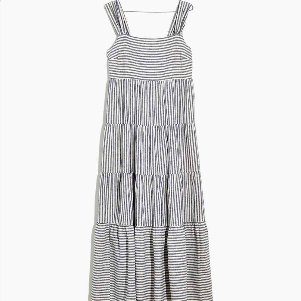 Madewell Striped Tiered Maxi